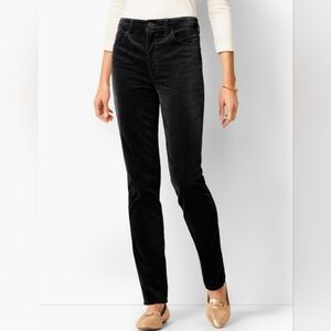 Talbots Black Velveteen Jeans